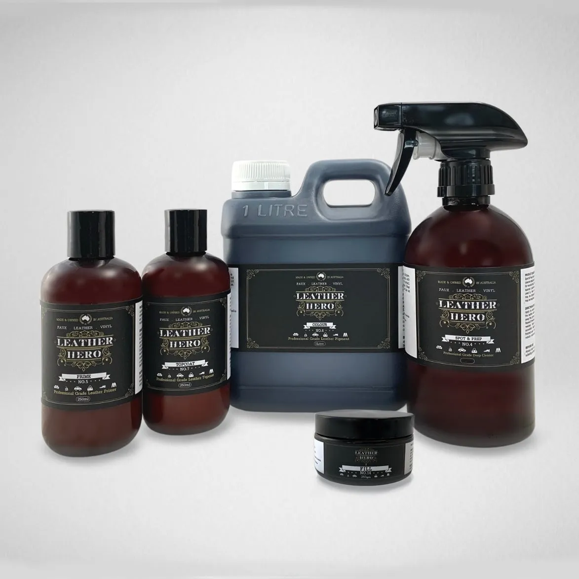 Leather Repair & Recolour Kit - Dark Chocolate