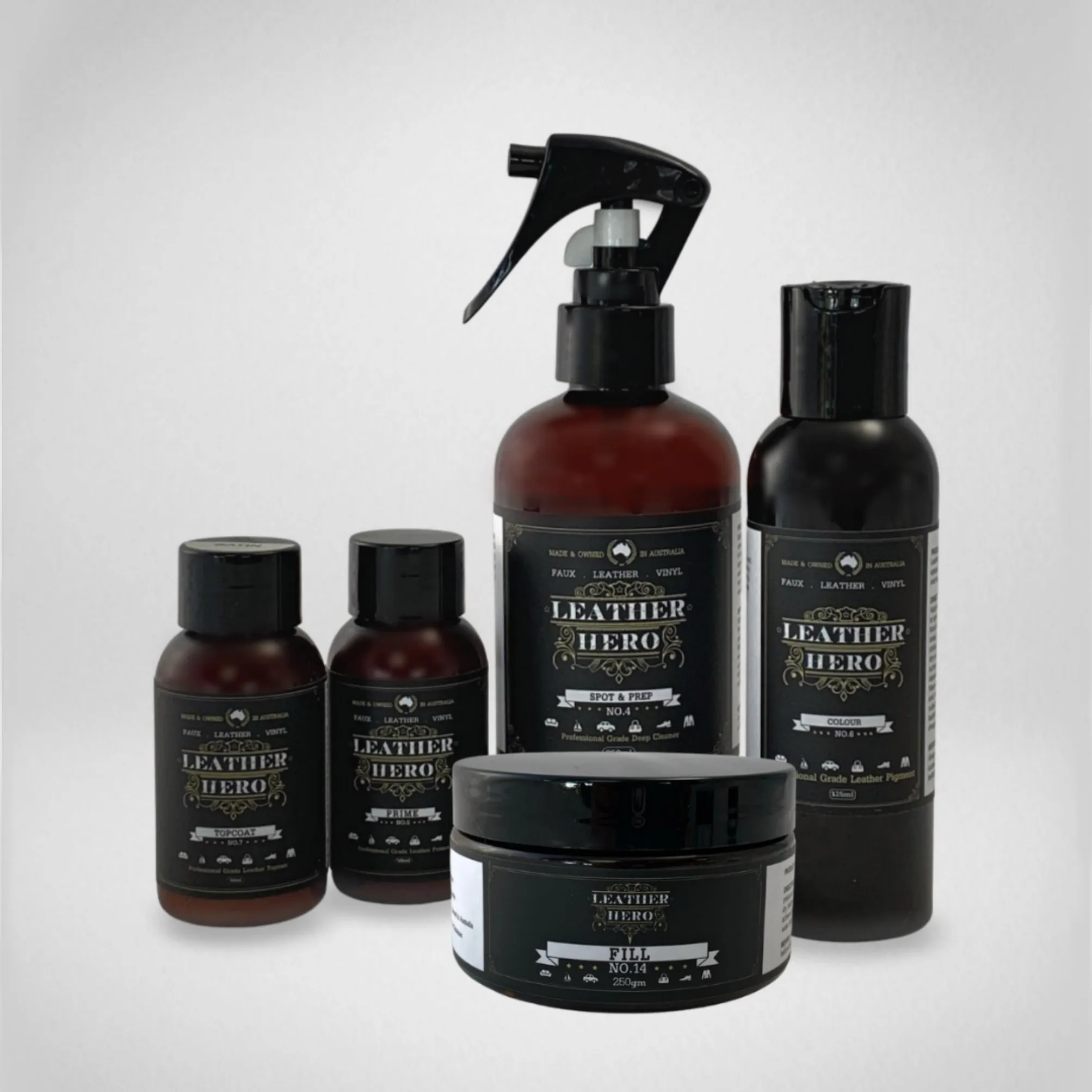 Leather Repair & Recolour Kit - Dark Chocolate