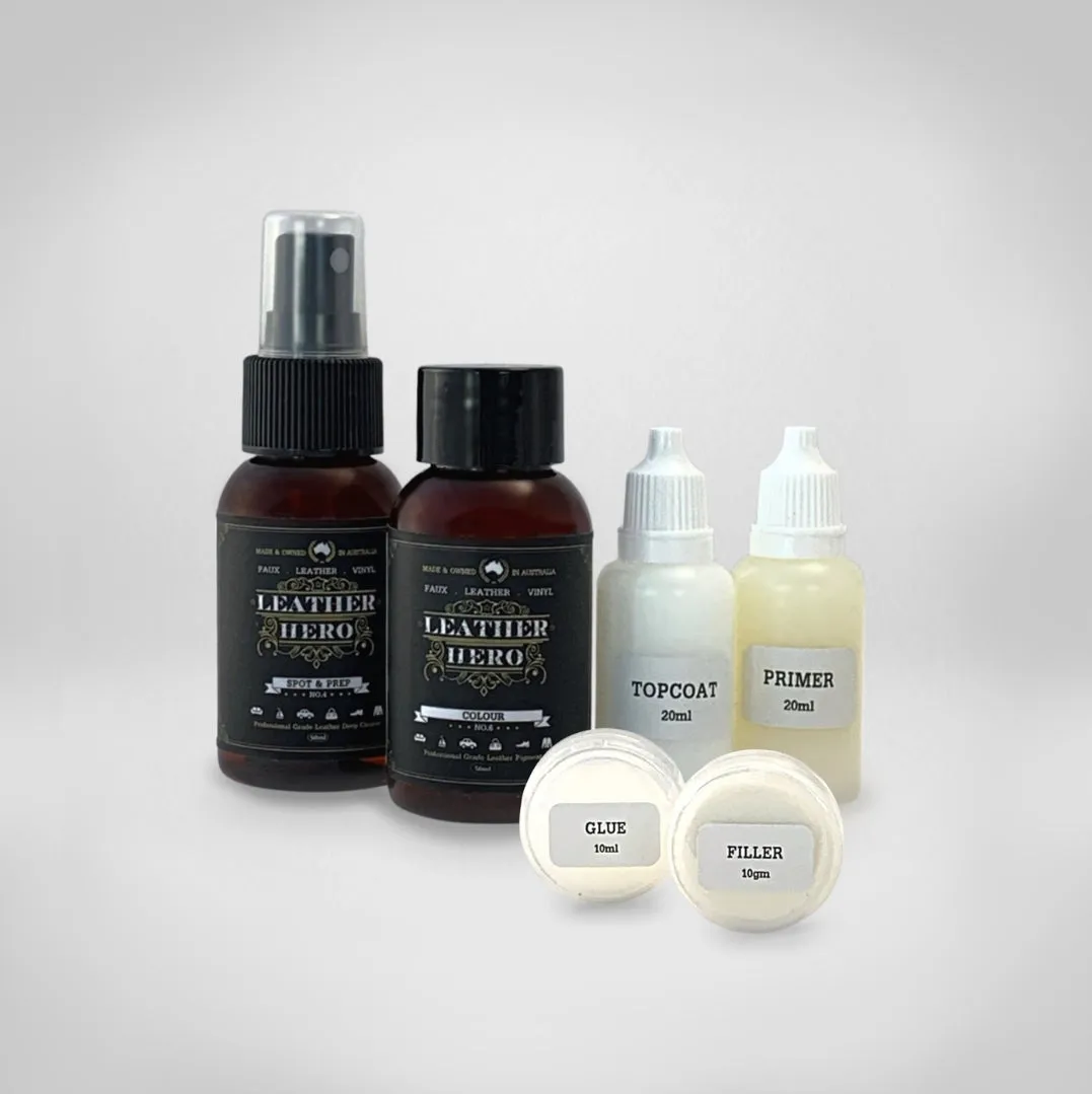 Leather Repair & Recolour Kit - Ink