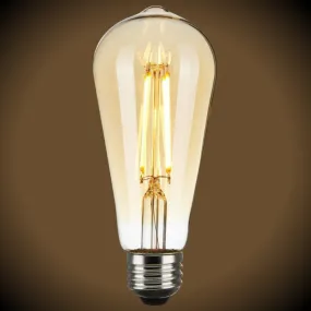 LED Filament ST19 Vintage Bulb - 4.5 Watt - 40 Watt Equal - Dimmable