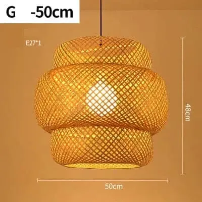 LED Handmade Rattan Chandelier