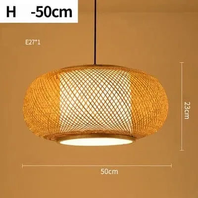 LED Handmade Rattan Chandelier