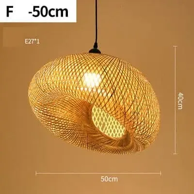 LED Handmade Rattan Chandelier