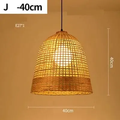 LED Handmade Rattan Chandelier