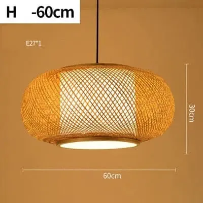 LED Handmade Rattan Chandelier