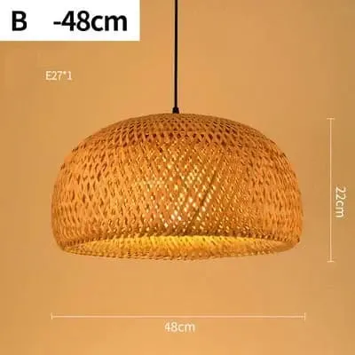 LED Handmade Rattan Chandelier