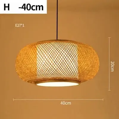 LED Handmade Rattan Chandelier