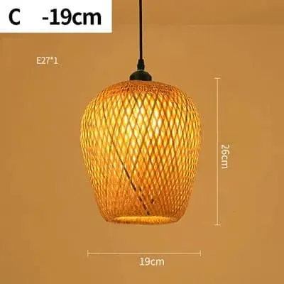 LED Handmade Rattan Chandelier