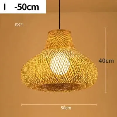 LED Handmade Rattan Chandelier