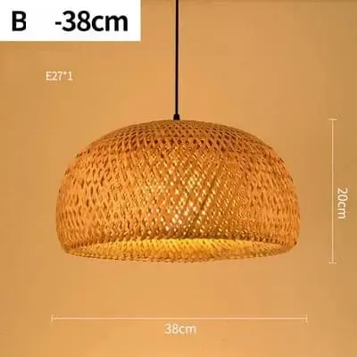 LED Handmade Rattan Chandelier