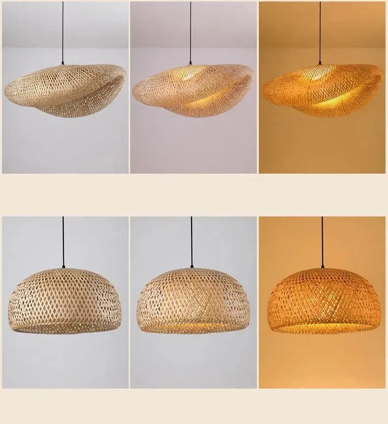 LED Handmade Rattan Chandelier