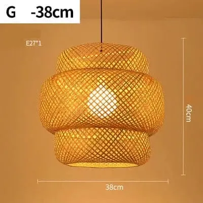 LED Handmade Rattan Chandelier