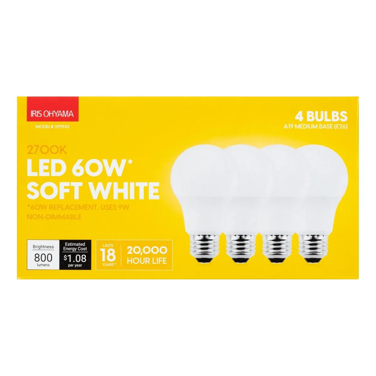 LED Light Bulbs-2700K Bulb