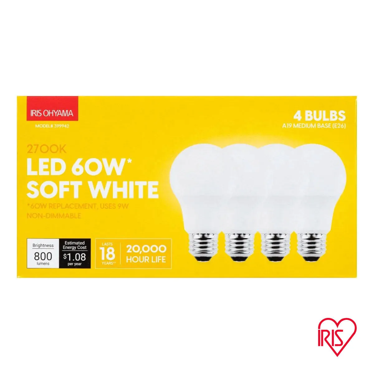 LED Light Bulbs-2700K Bulb