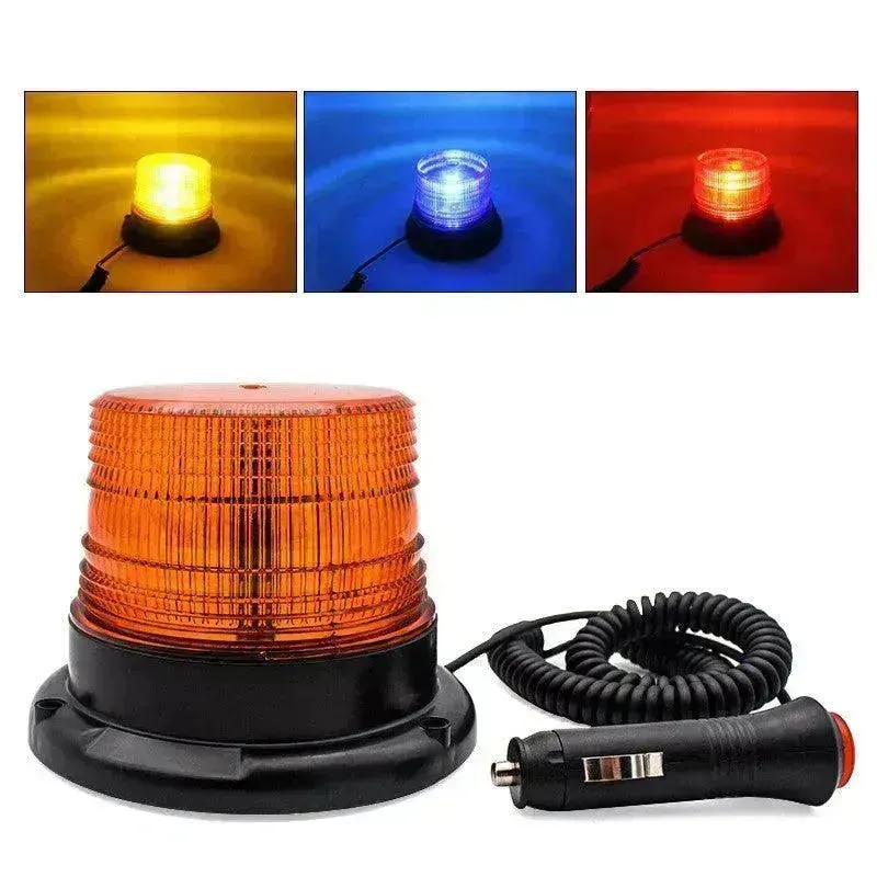 LED Warning Light Car Strobe Light Magnetic Ceiling Light