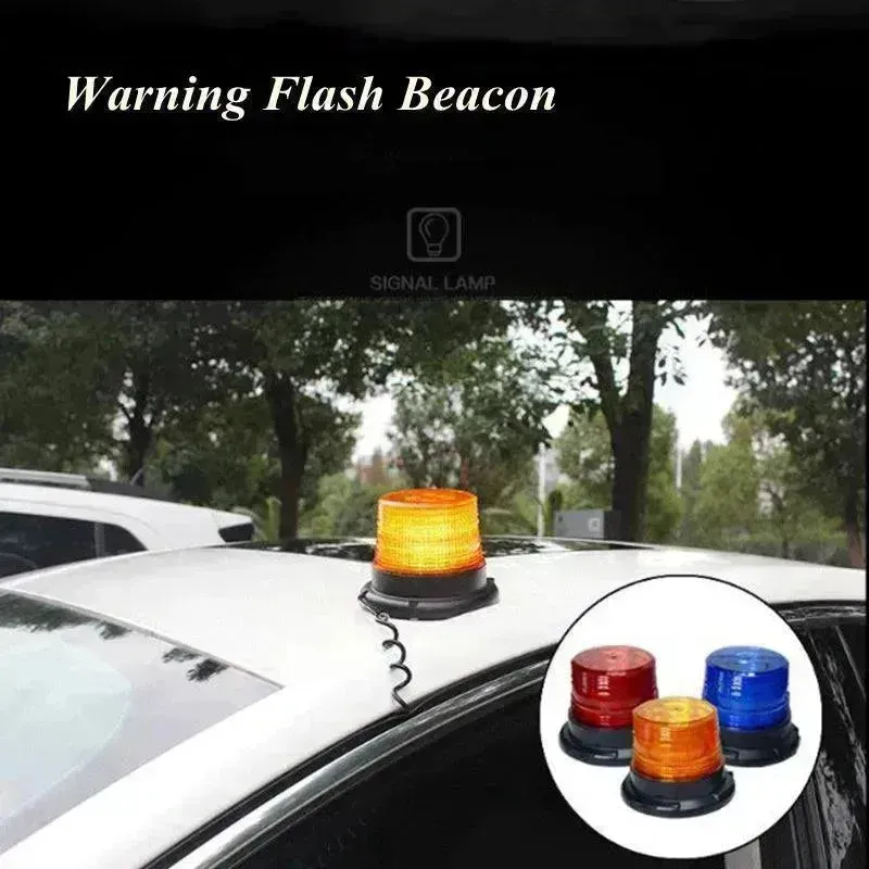 LED Warning Light Car Strobe Light Magnetic Ceiling Light