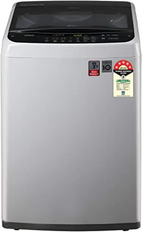 LG 7 kg Inverter Fully-Automatic Top Loading Washing Machine (T70SPSF2Z, Middle Free Silver)