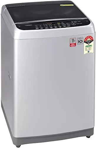 LG 8.0 Kg Inverter Fully-Automatic Top Loading Washing Machine (T80SJSF1Z, Middle Free Silver)