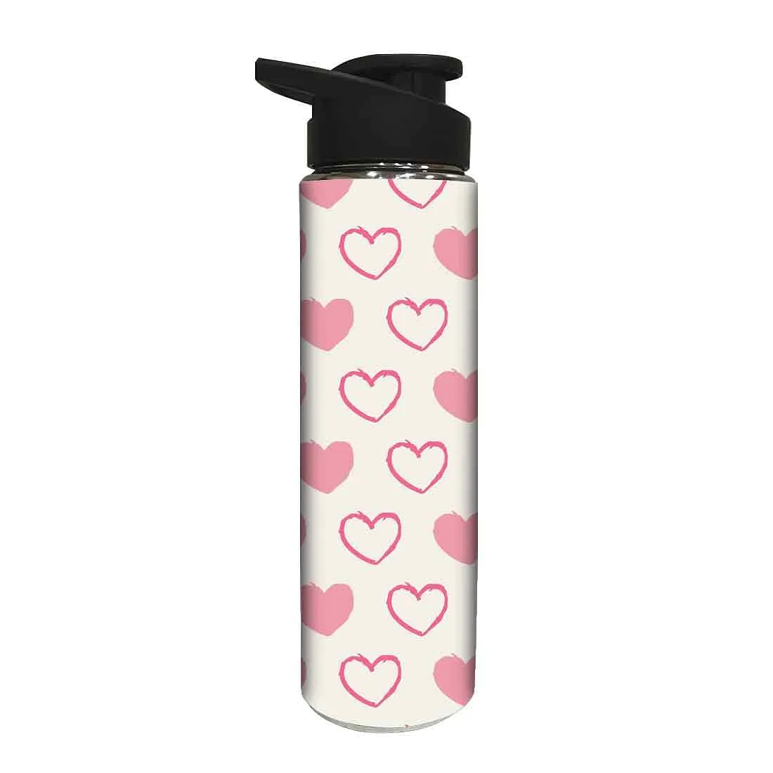 Little Water Bottles Return Gifts for Birthday Party - Pink Heart