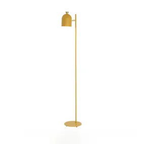 Metal Cloche Shaped Floor Lamp - Adjustable Macaron Standing Light for Living Room