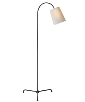 Mia Floor Lamp, Aged Iron