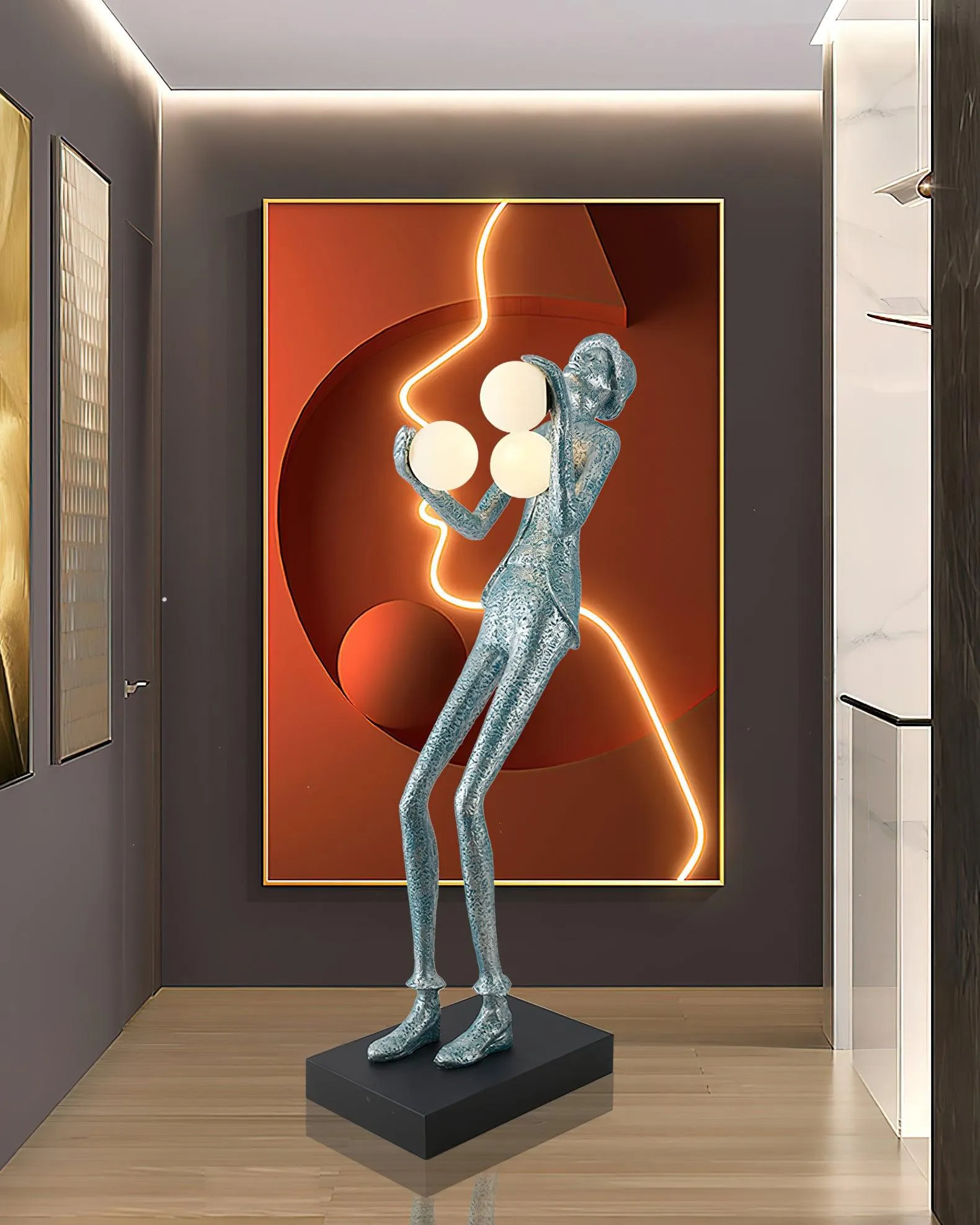 Michael Sculpture Floor Lamp