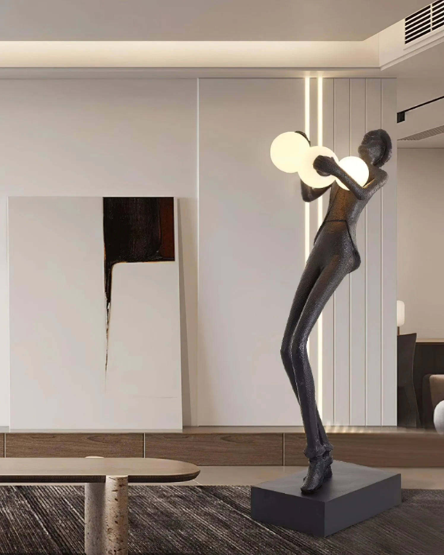 Michael Sculpture Floor Lamp