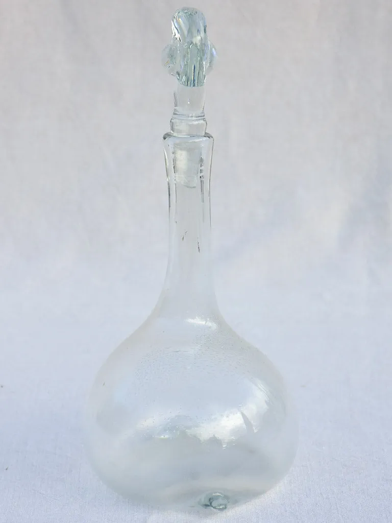 Mid century Italian Murano carafe - duck 13½"