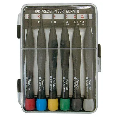 Mini Screwdriver Set - 3 Phillips / 3 Slotted (CT-810)