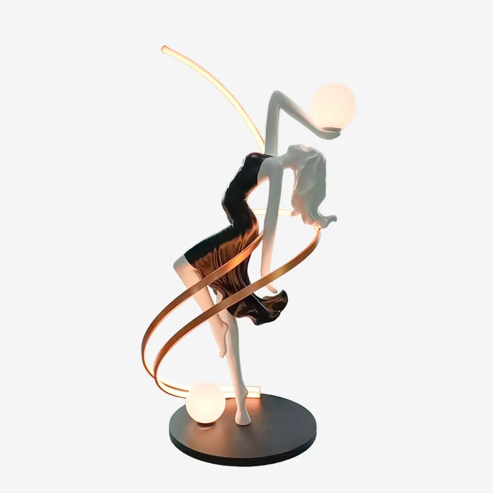 Misha Goddess Statue Floor Lamp