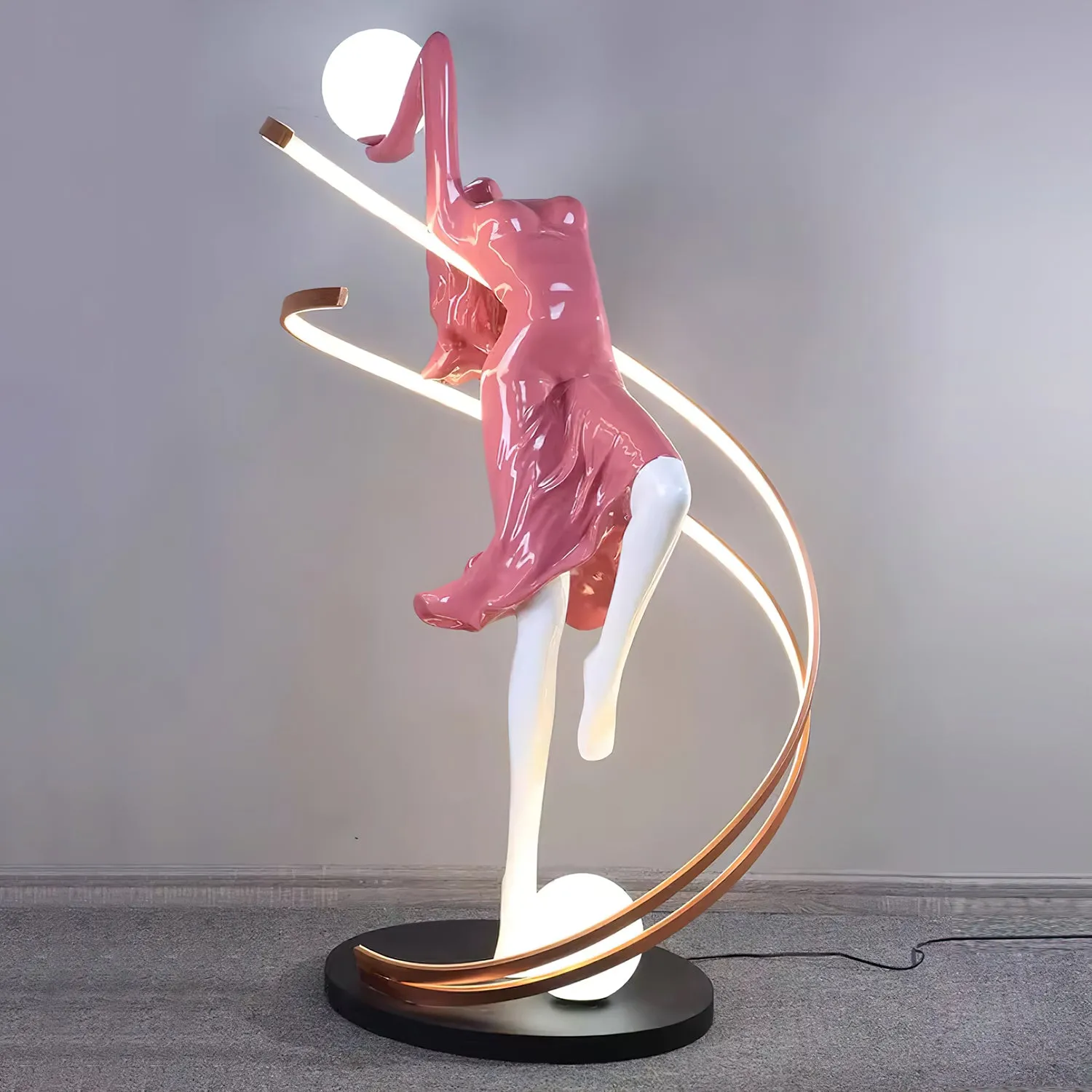 Misha Goddess Statue Floor Lamp