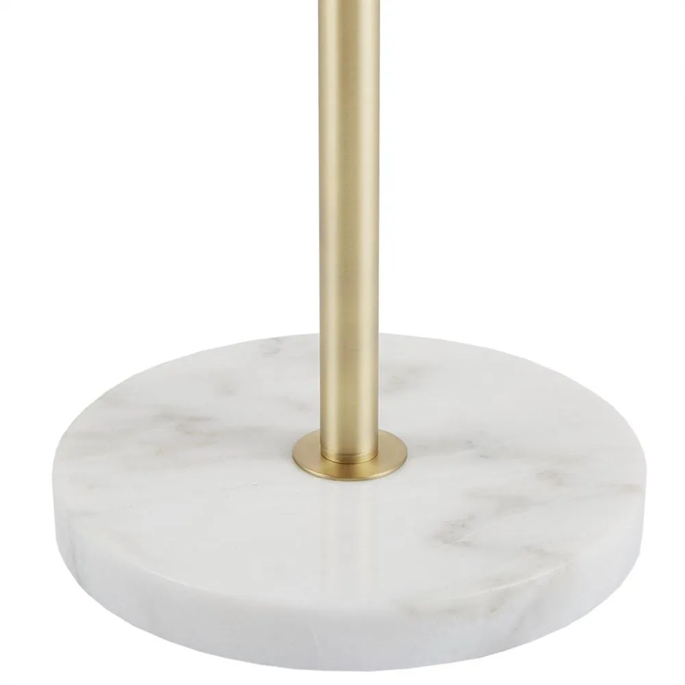 Modern Mid Century Gold Bubble Glass Floor Lamp