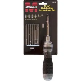 Morris Products 54222 19 in 1 Ratcheting Scrwdriver