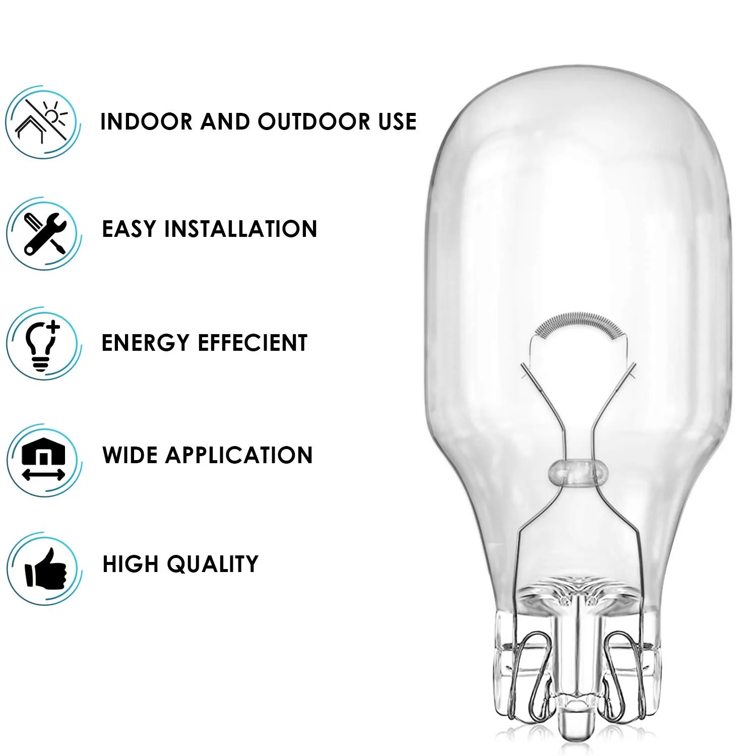 Noa Store 4 Watt Incandescent Light Bulb Pack of 12 Used as Landscape Path Lights, Outdoor