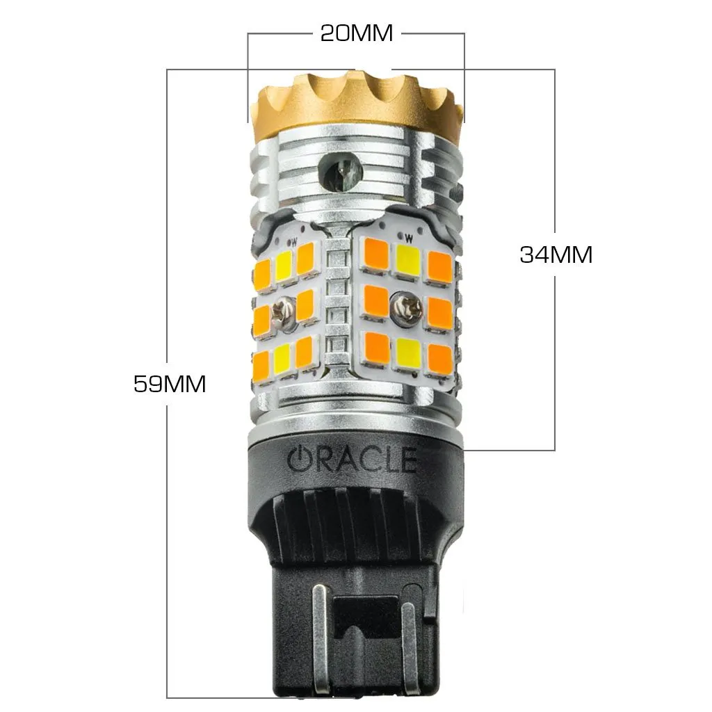 Oracle 7443-CK LED Switchback High Output Can-Bus LED Bulbs [Pair] 5111-023