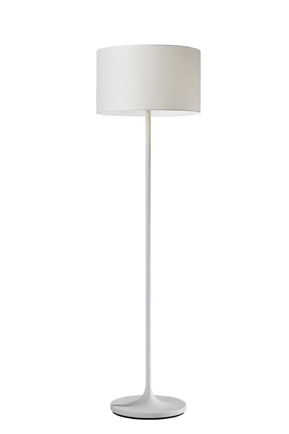 Oslo Floor Lamp in White Metal