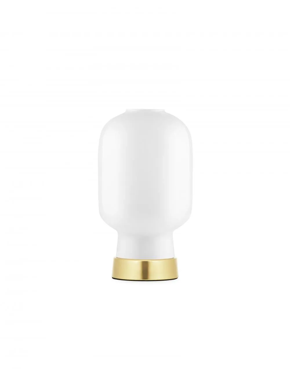 Outlet Amp table lamp - White / brass