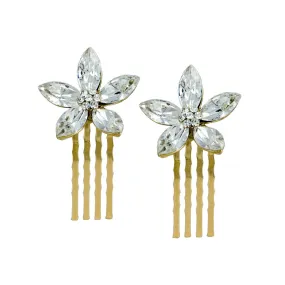 Petals of Romance Hair Combs