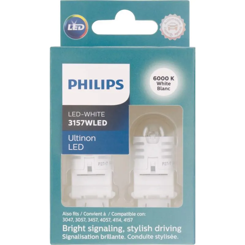 Philips Ultinon LED Back-Up/Cornering/Stop/Turn Miniature Automotive Bulb 3157WLED