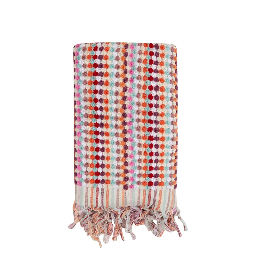 Pompom Oversized Turkish Bath Towel