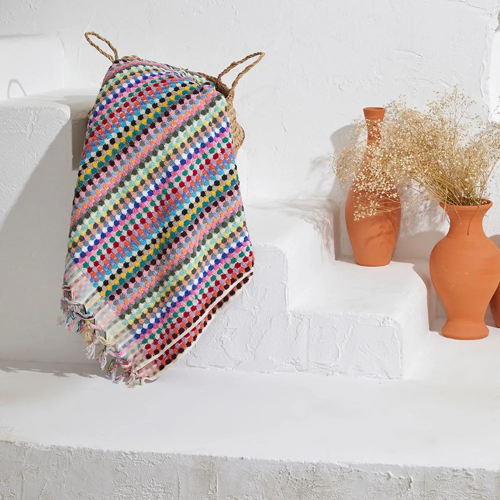 Pompom Oversized Turkish Bath Towel