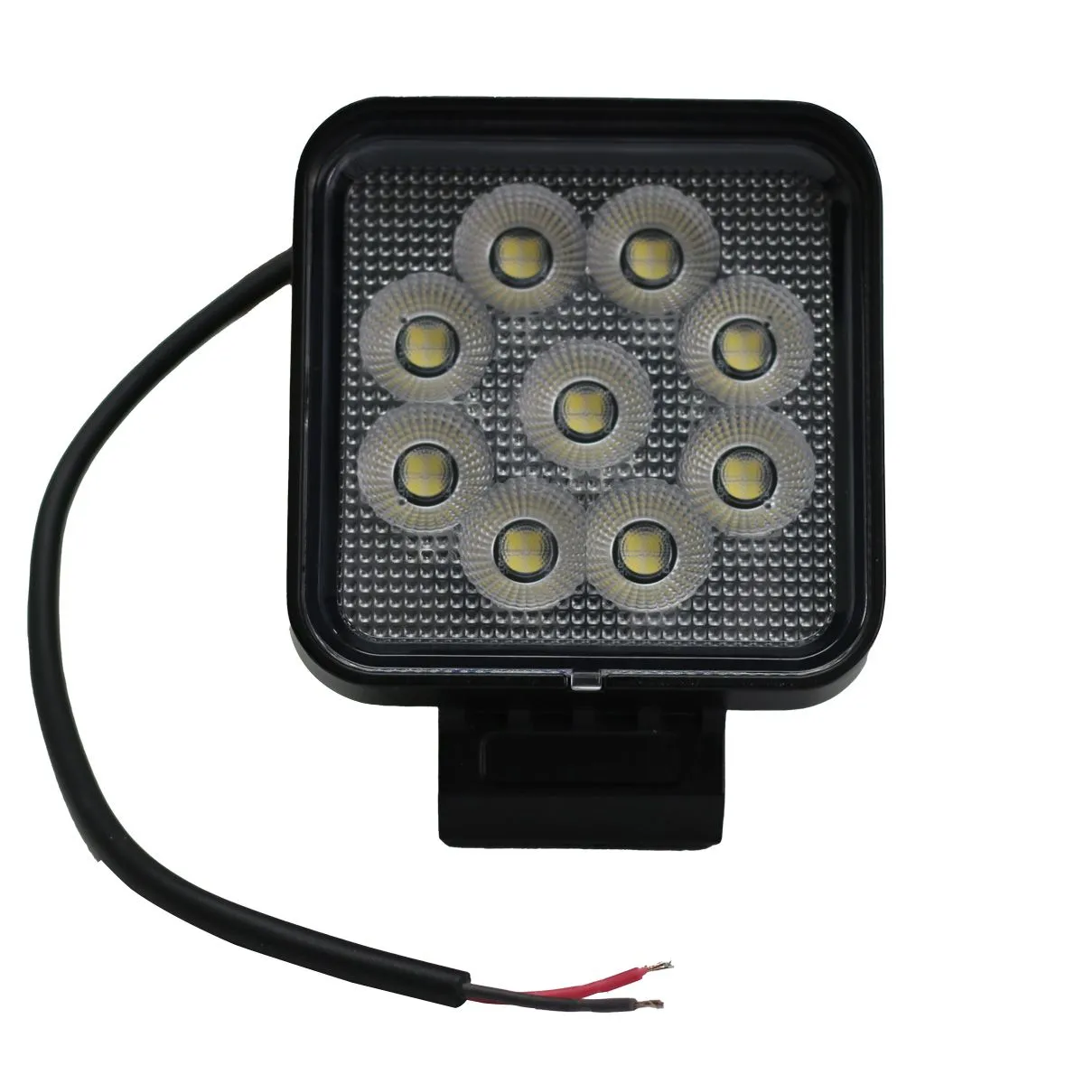 Race Sport RS Square Auxiliary LED Light [IQ Series] Flood Beam Pattern