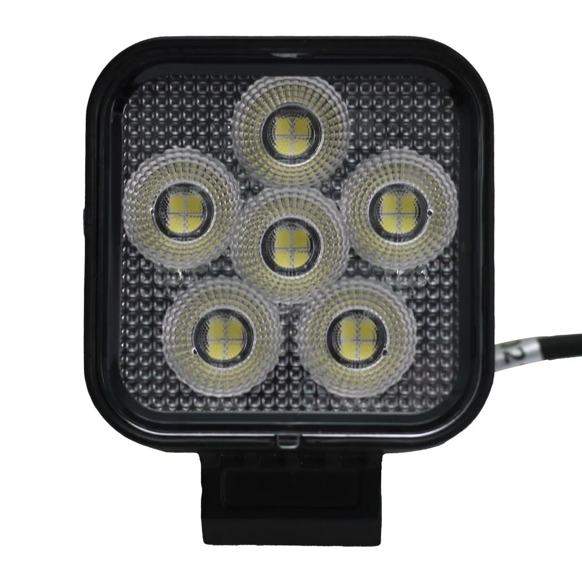 Race Sport RS Square Auxiliary LED Light [IQ Series] Flood Beam Pattern