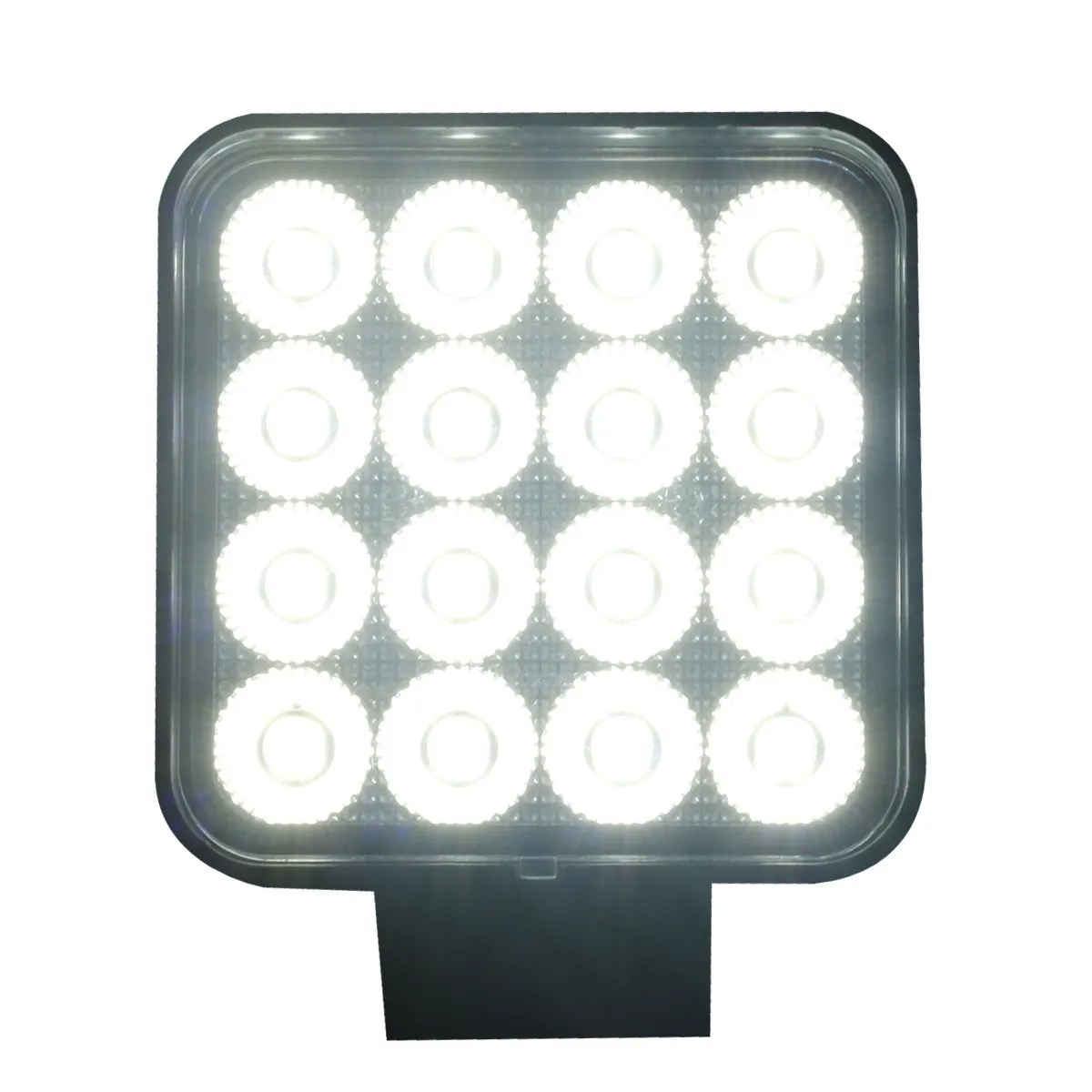 Race Sport RS Square Auxiliary LED Light [IQ Series] Flood Beam Pattern