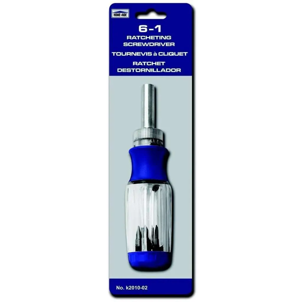 Ratcheting Screwdriver 6 In 1