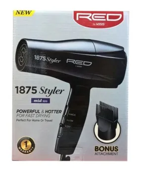 Red By Kiss  1875 Hair Dryer