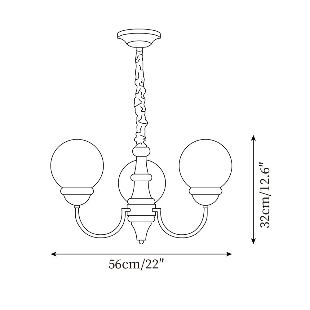 Retro Teresie Chandelier