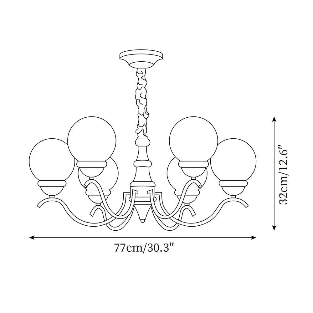 Retro Teresie Chandelier