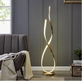 Riva LED Floor Lamp - GOLD