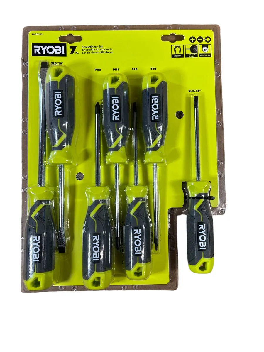 RYOBI Screwdriver Set (7-Piece)